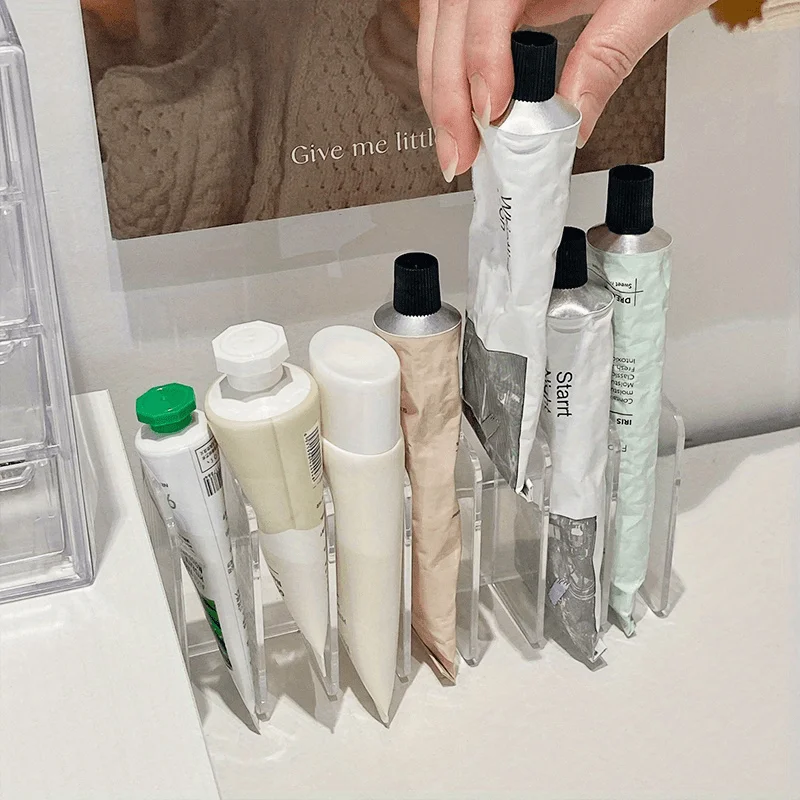 Home Office Work Table - 1 pièce, organisateur de cosmétiques transparent