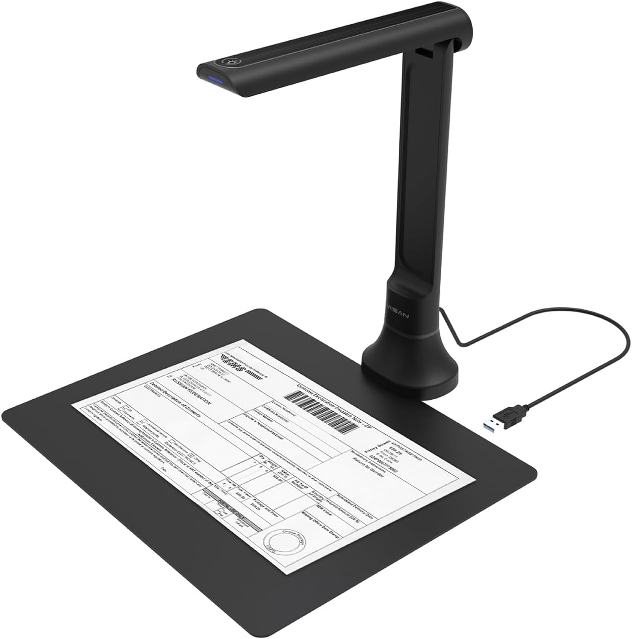 Document Scanner Portable - Caméra de numérisation de documents VIISAN