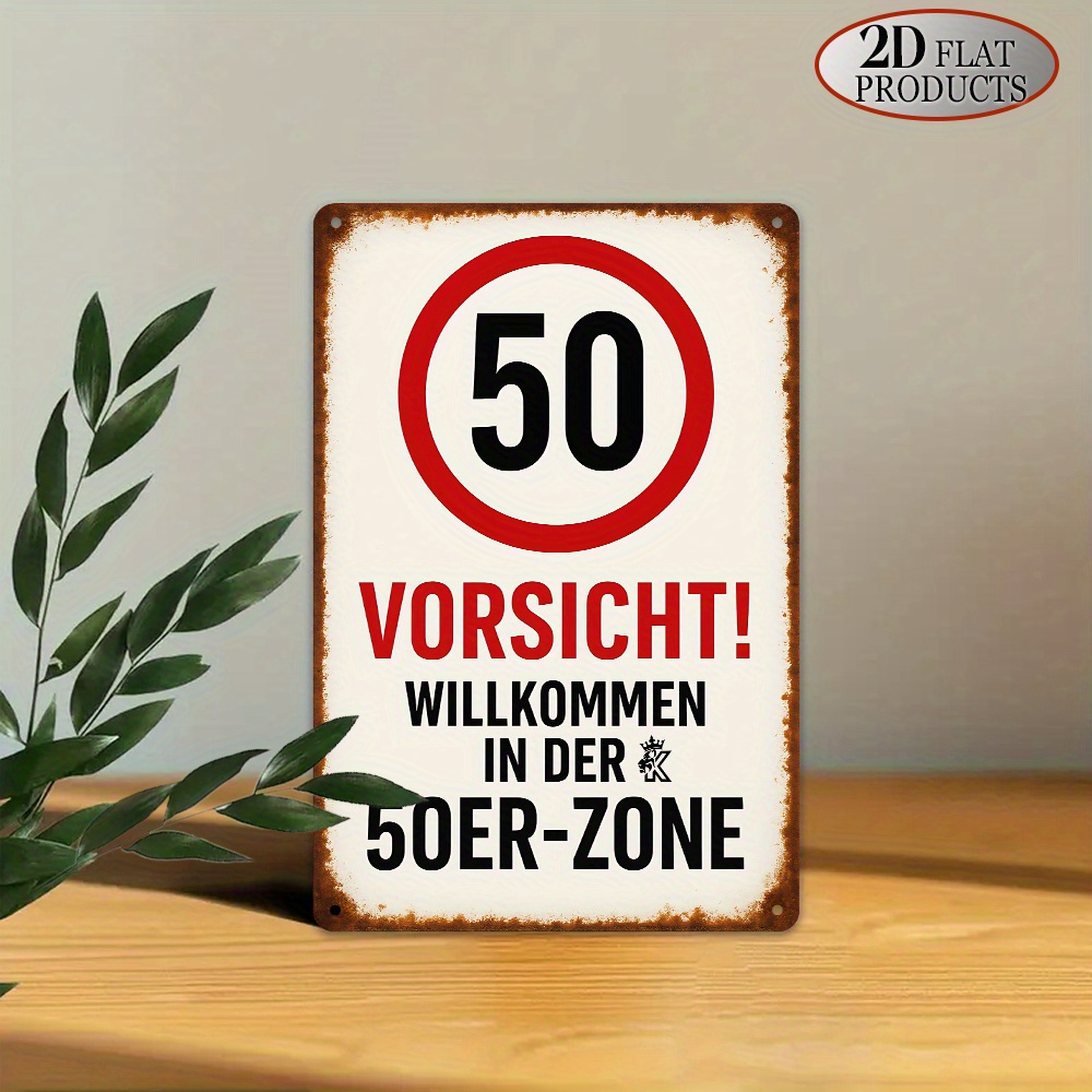 Panneau de signalisation allem - Home Office Or avis et prix