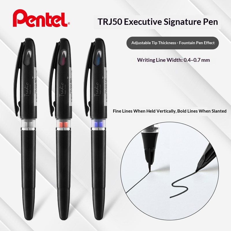 Stylo à pointe souple recharge - Pentel Pen Sign Pen avis et prix
