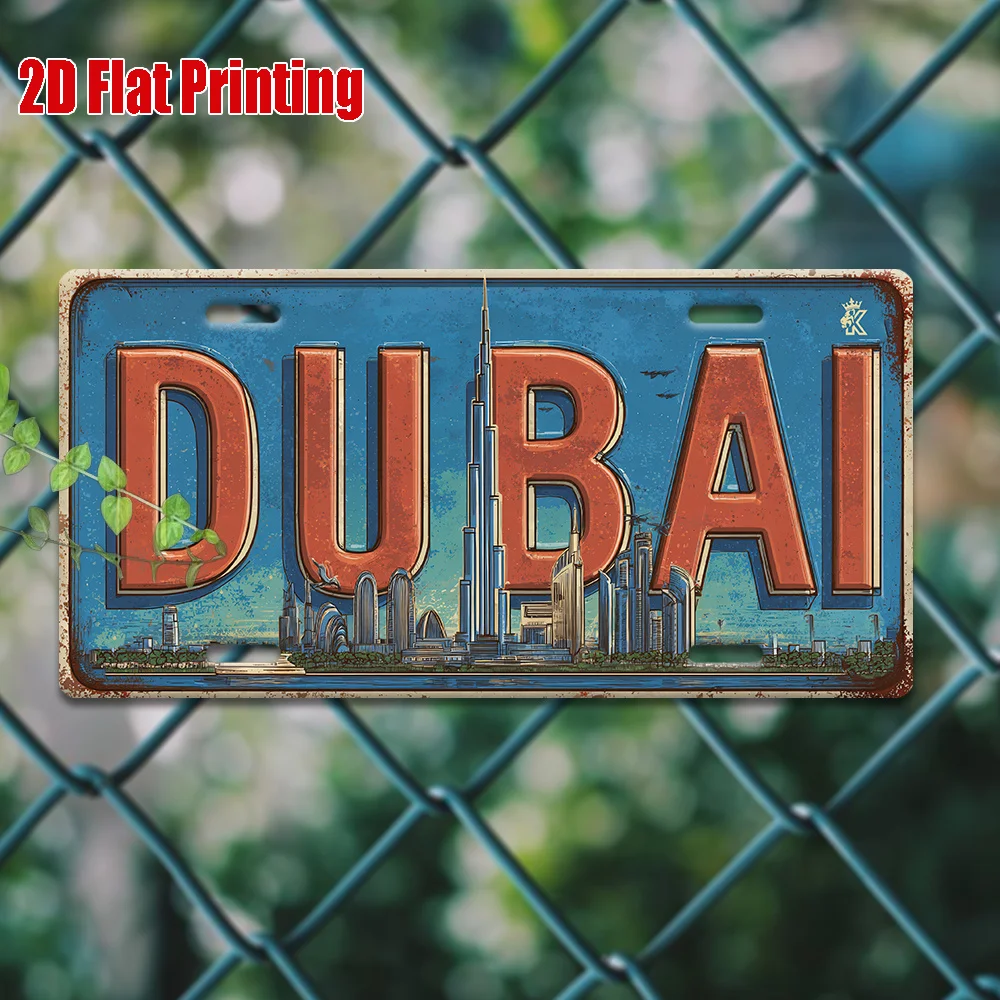 Plaque d'immatriculation vinta - Home Office Dubai avis et prix
