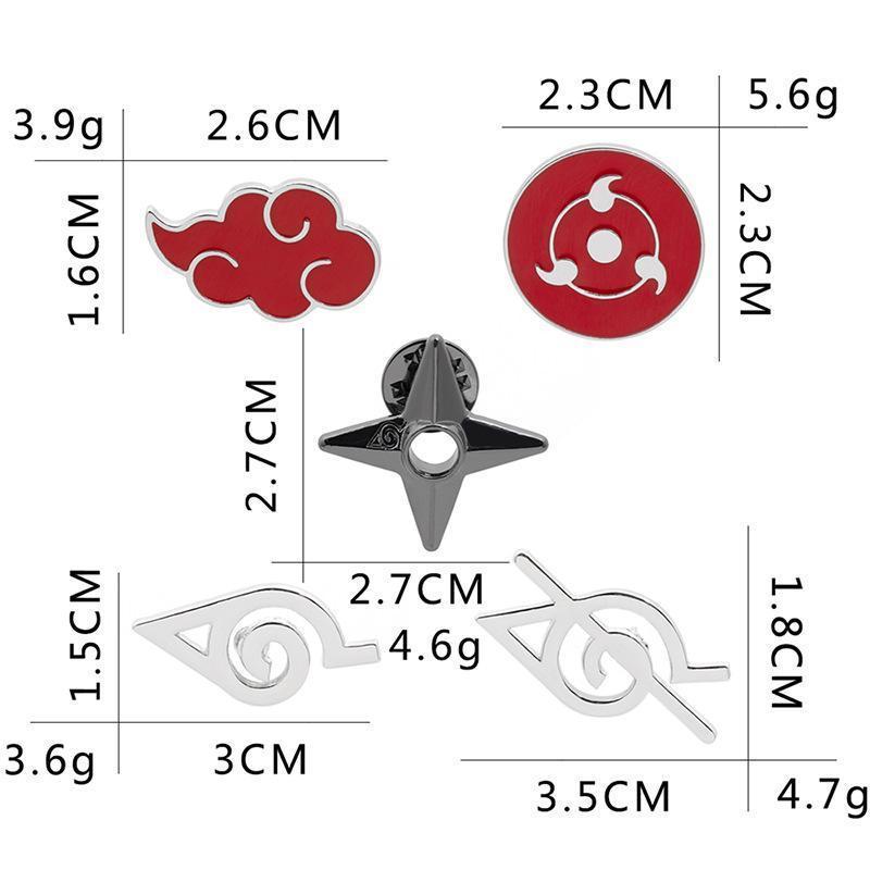 Broche Naruto Akatsuki Nuage R - Home Office Or avis et prix